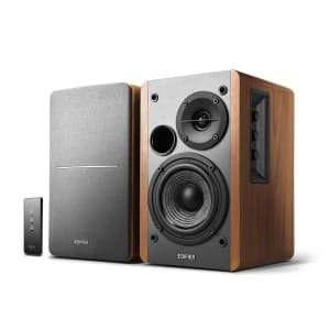 Edifier R1280T Altavoces Activos de estantería - Altavoces Activos Tipo Monitor 2.0 - Altavoz Monitor de Estudio - Caja Carcasa de Madera - 42 vatios de RMS